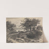 Landscape with Trees and two Figures by Dr. Thomas Monro
