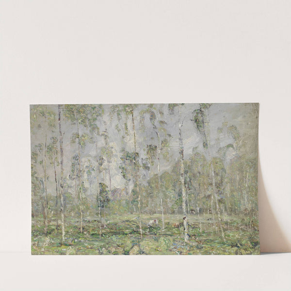 Landscape with trees, c. 1910 by Vasili Ivanovich Denisov