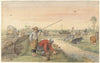 Landscape with Two Eel Fishermen by a Ditch