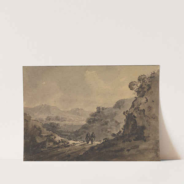 Landscape with Two Horsemen on a Road by William Gilpin