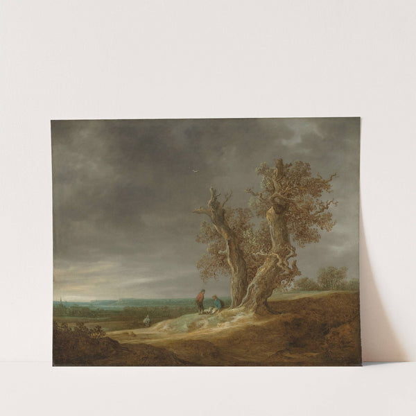 Landscape with Two Oaks by Jan van Goyen