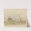 Landscape with Water Cart and Clothesline by Joshua Cristall