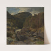 Landscape with Waterfall (1850) by Hans Gude