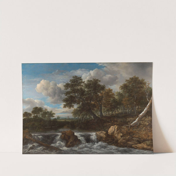 Landscape with Waterfall (c. 1668) by Jacob van Ruisdael
