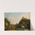 Landscape with Waterfall, Castle and Peasants (1767) by Philip James de Loutherbourg