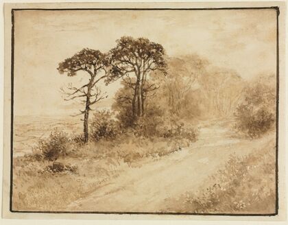 Landscape with Winding Road (1833)