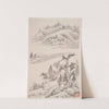 Landscapes after old masters Pl.1 (1630) by Dong Qichang