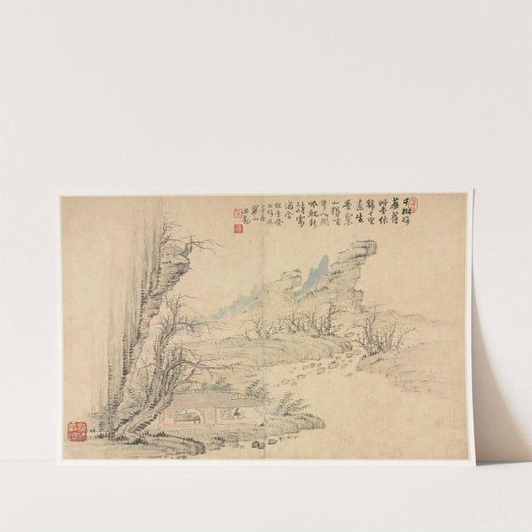 Landscapes in Various Styles after Old Masters 1 by Mei Qing