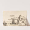 Landschaft am Fluss (1750) by Johann Ludwig Aberli