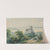 Landschaft am Meer mit Blick auf eine Ruine by Gustav Barbarini