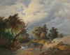 Landschaft bei aufziehendem Unwetter (1864)