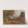 Landschaft bei den Sabiner Bergen (Rocca di Mezzo) by Adrian Ludwig Richter