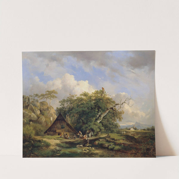 Landschaft bei Gutenstein by Dominik Schufried