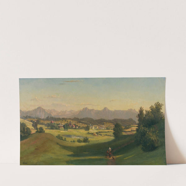 Landschaft bei Murnau (1860-70) by Adolf Heinrich Lier