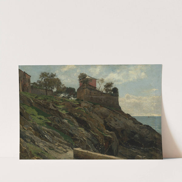 Landschaft bei Nervi by Paul von Ravenstein