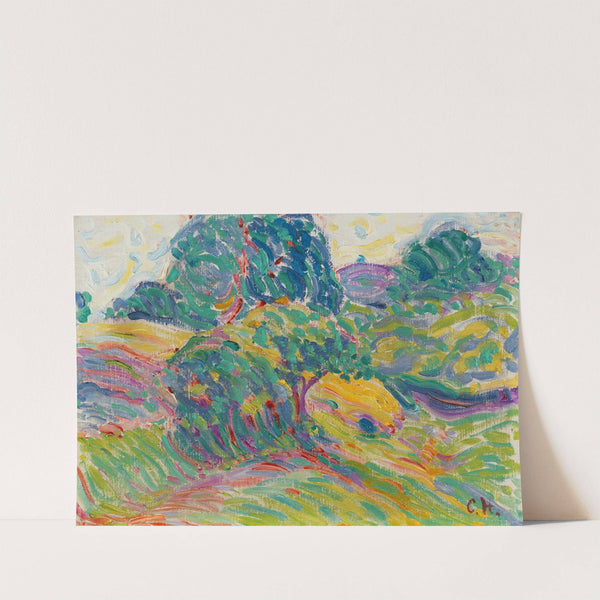 Landschaft bei Pretzfeld by Curt Herrmann