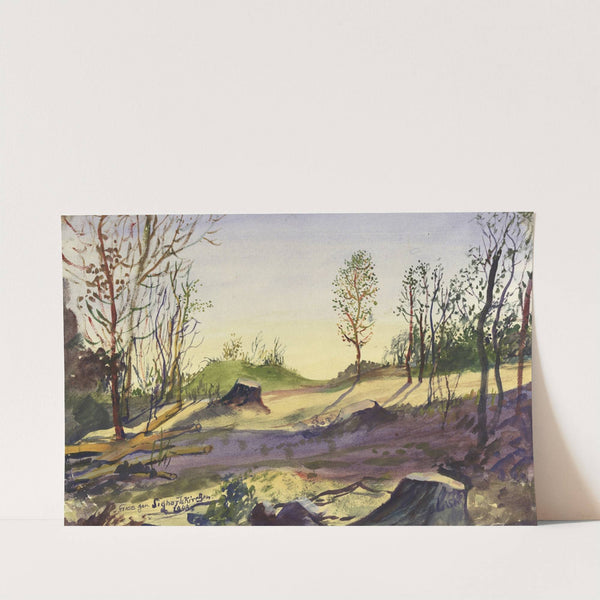 Landschaft bei Sieghartskirchen (1948) by Oskar Laske