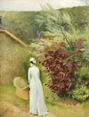 Landschaft, Frau mit Kinderwagen (1870)