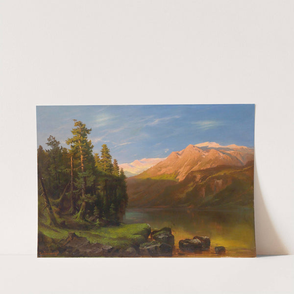 Landschaft im Abendrot by Carl Schweninger