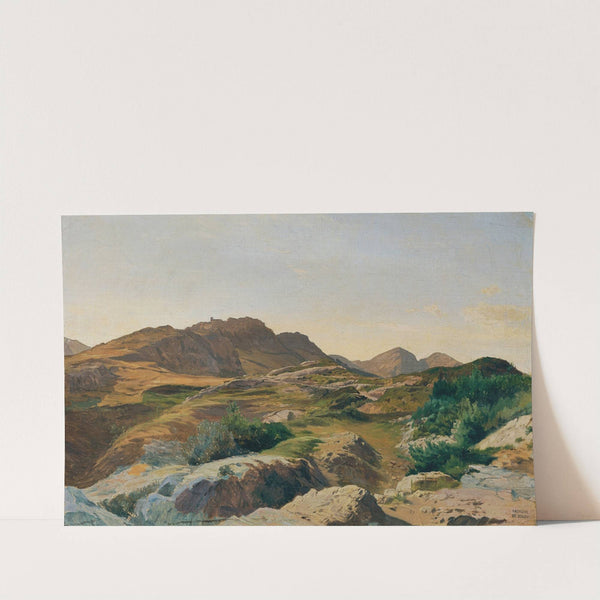 Landschaft im Sabinergebirge (1870) by Carl Schuch