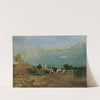 Landschaft in der Puszta Szolnok (1874-1910) by Tina Blau