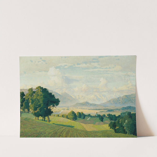 Landschaft in Oberbayern by Richard Kaiser