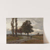 Landschaft mit abziehendem Gewitter by Josef Willroider
