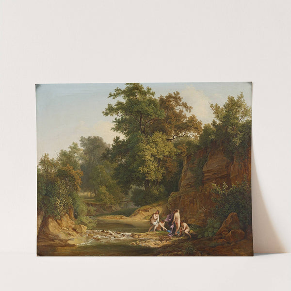 Landschaft mit Badenden by Josef Feid