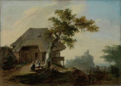 Landschaft mit Bauernhof (1773)