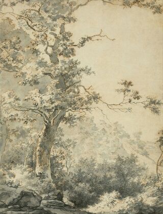 Landschaft mit Baum