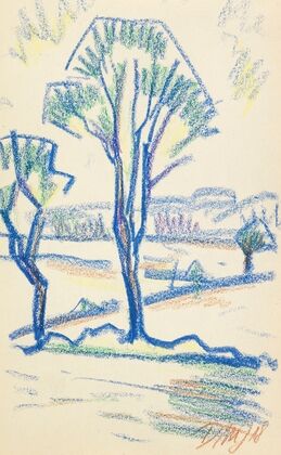 Landschaft mit Bäumen
