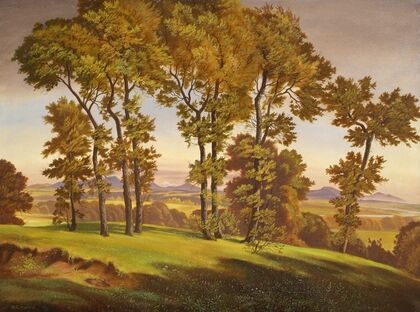 Landschaft mit Bäumen