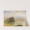 Landschaft mit Burg by Anton Hlavacek