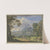 Landschaft mit einer italienischen Stadt bei einem hohen Berg, rechts die Ruine eines Tempels, im Vordergrund zwei Figuren und ein Hund by Jan van Huysum