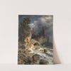 Landschaft mit Hero Leander erwartend by Edmund Kanoldt