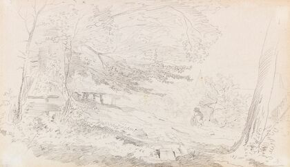 Landschaft mit Maler