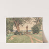 Landschaft mit Nepomuk-Statue (1918) by Eduard Zetsche