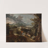 Landschaft mit Schloss Stattenberg (1730-1742) by Ignaz Flurer