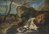Landschaft mit Überfall
