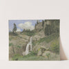Landschaft mit Wasserfall (Dekoration zu einem Puppentheater) (1870) by Hans Thoma