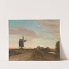 Landschaft mit Windmühle (1881) by Eugen Jettel