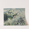 Landschaft vor Sturm by Paul Kleinschmidt