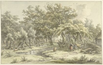 Landschap bij Eext (Drenthe) (1793)