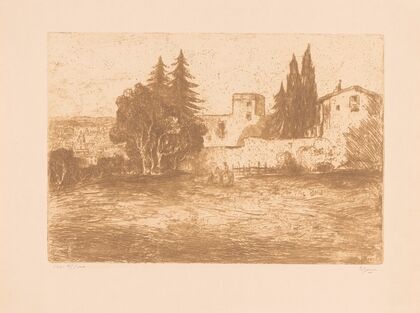 Landschap bij Rome (1873-1931)