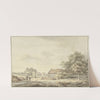Landschap met boerderijen by Cornelis Buys