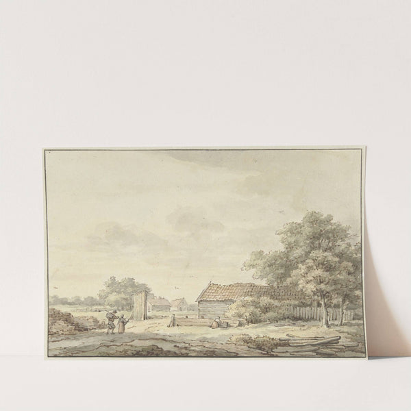 Landschap met boerderijen by Cornelis Buys