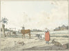 Landschap met boerin en vee (1700 - 1800)
