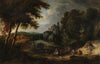 Landschap met brug