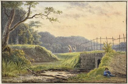 Landschap met brug (1792 - 1861)