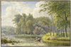 Landschap met figuren in een roeibootje (1792 - 1861)